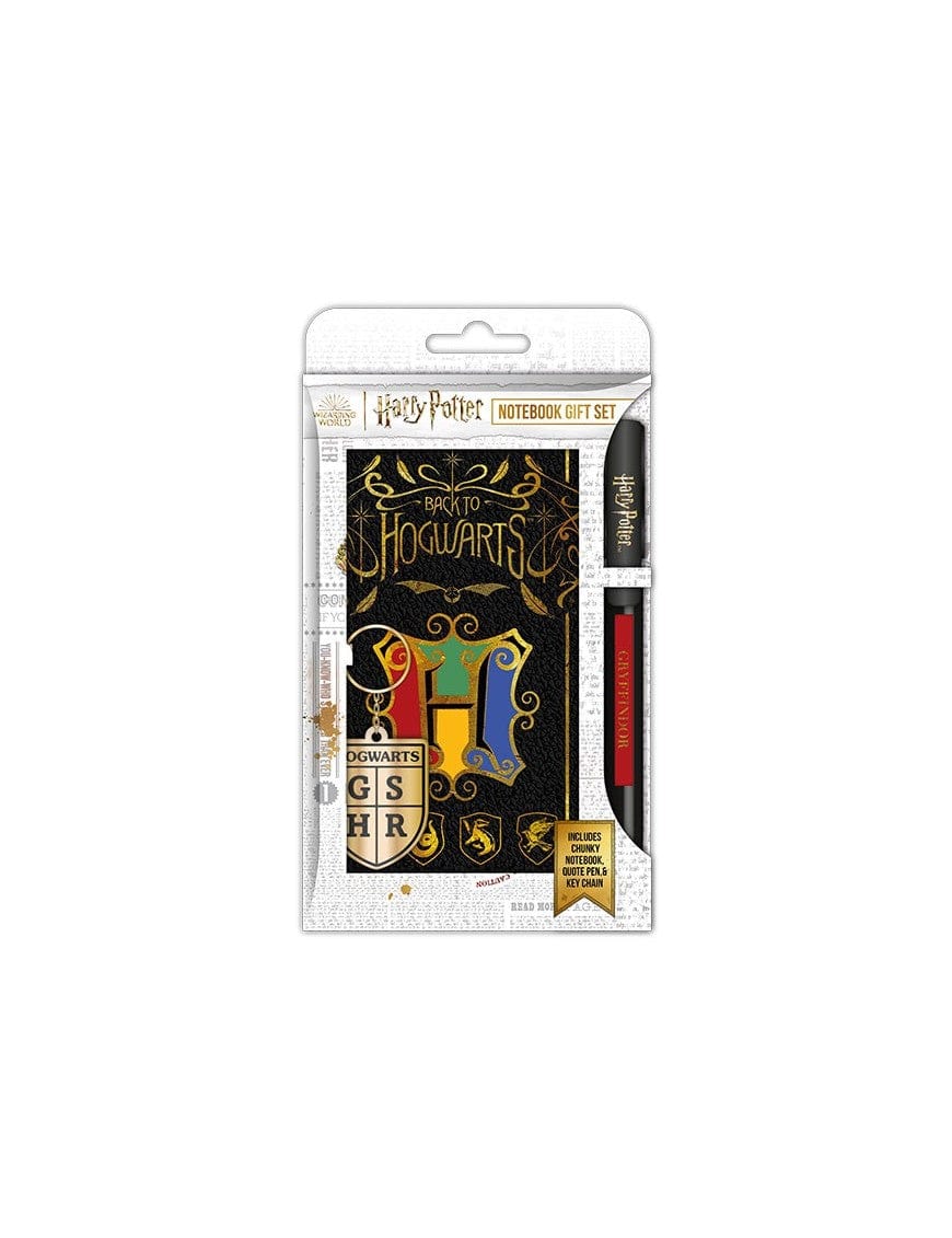 BLUE SKY Harry Potter Hogwarts crest gift set 5056563712817