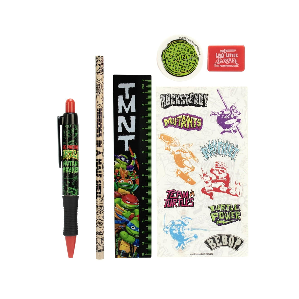 BLUE SKY TMNT STATIONERY SET - 5PC - MAYHEM – igabiba