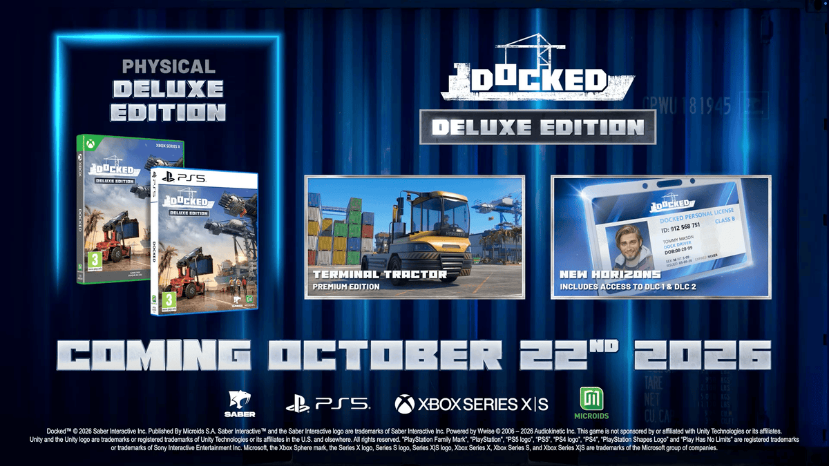 Docked - Deluxe Edition (Playstation 5) 3701529516535