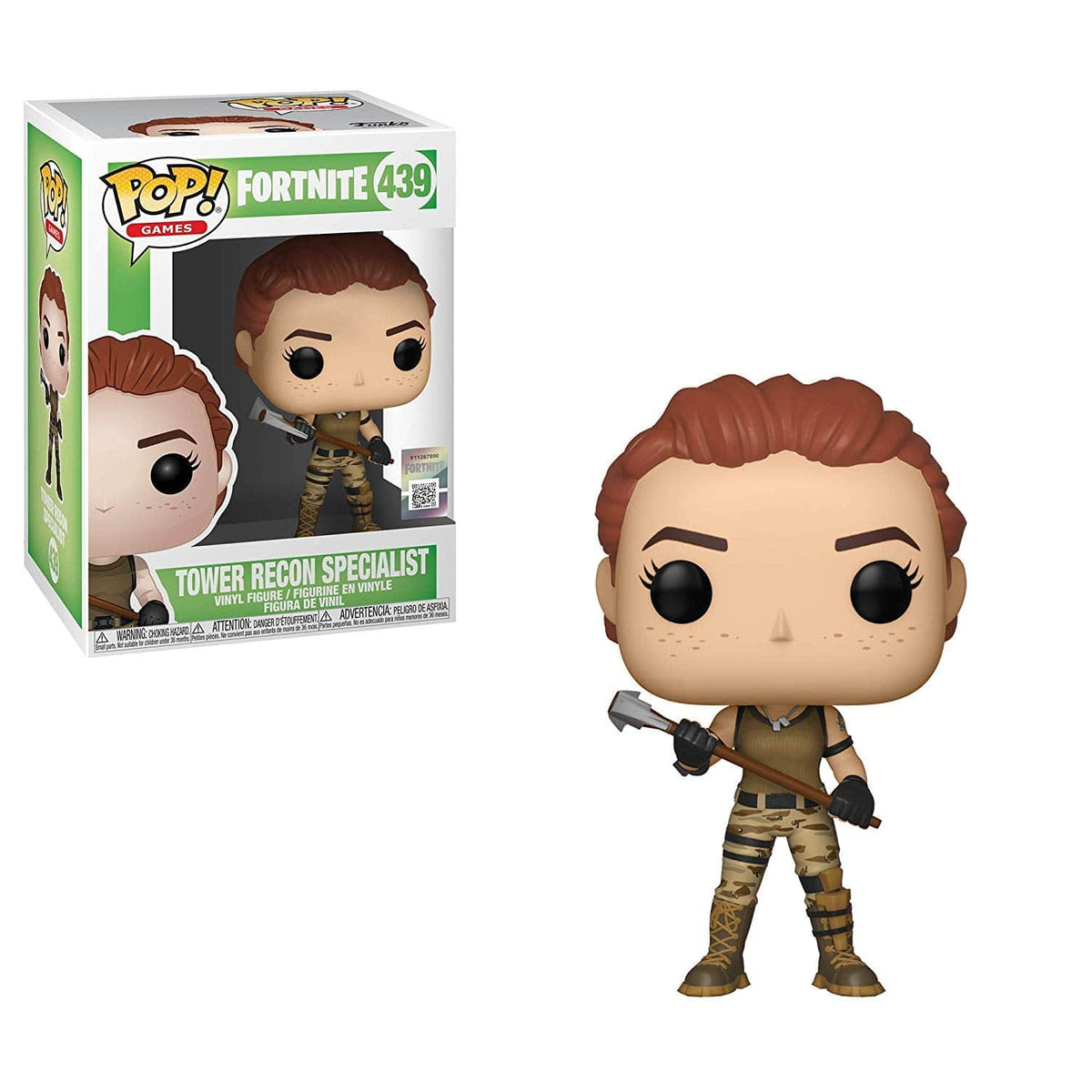 FUNKO POP GAMES: FORTNITE TOWER RECON SPECIALIST #439 - DAMAGED BOX 3200000002975