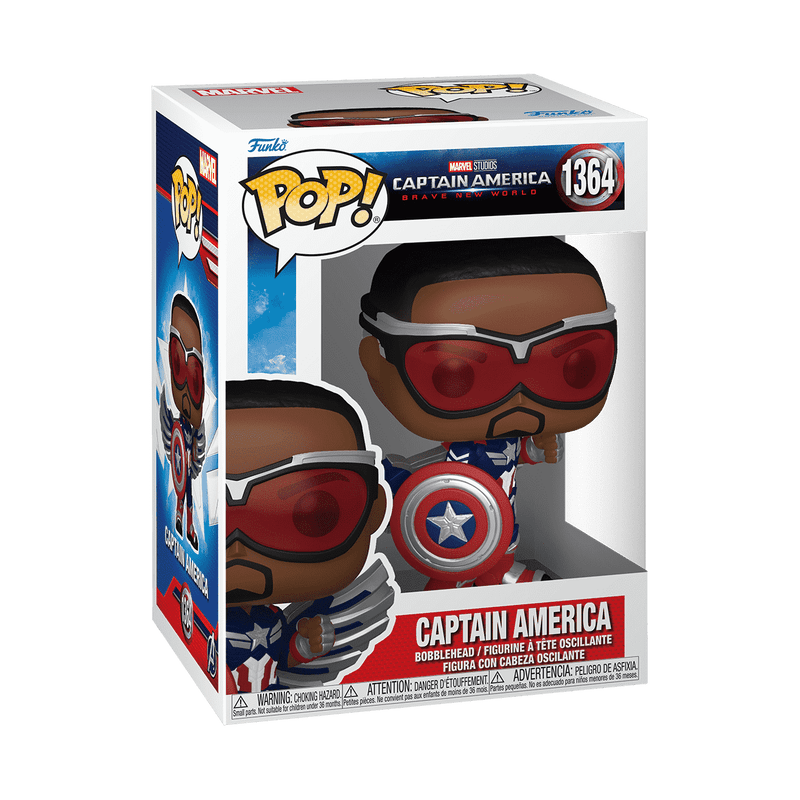 FUNKO POP MARVEL: CAPTAIN AMERICA BRAVE NEW WORLD - CAPTAIN AMERICA 889698759908