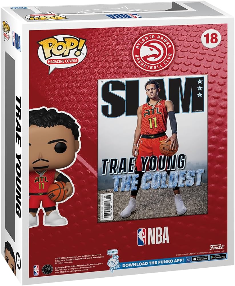 FUNKO POP NBA COVER: SLAM - TRAE YOUNG - DAMAGED BOX 3200000004627