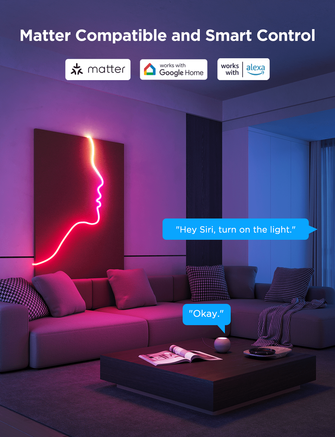 GOVEE NEON ROPE STRIP LIGTH 2 -5M 6974316998839