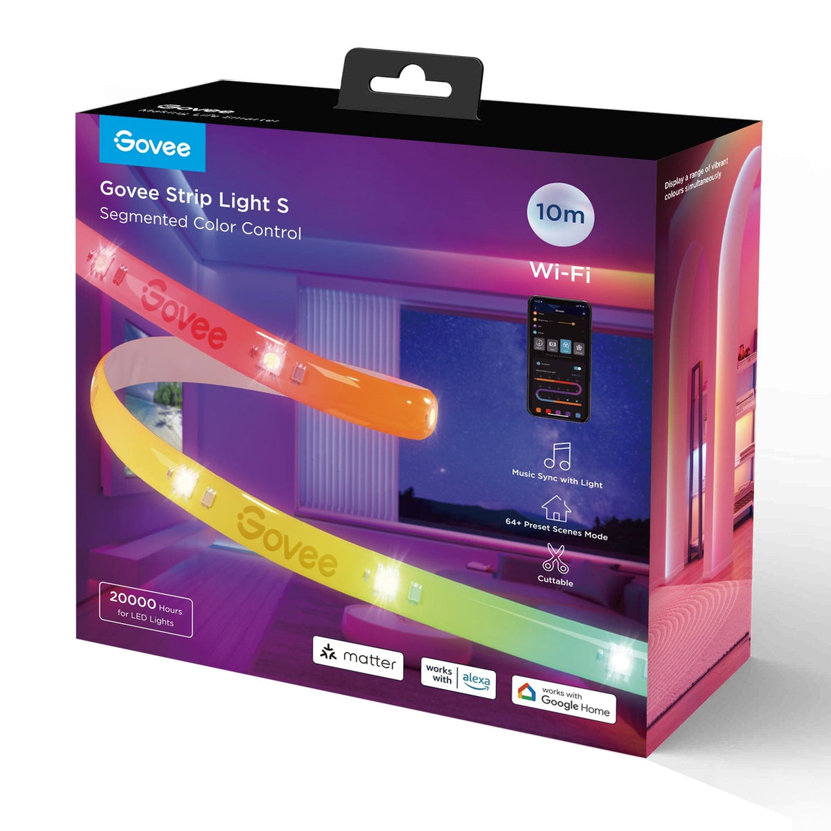 GOVEE RGBIC STRIP LIGHT S 10 m - DAMAGED BOX 3200000006133