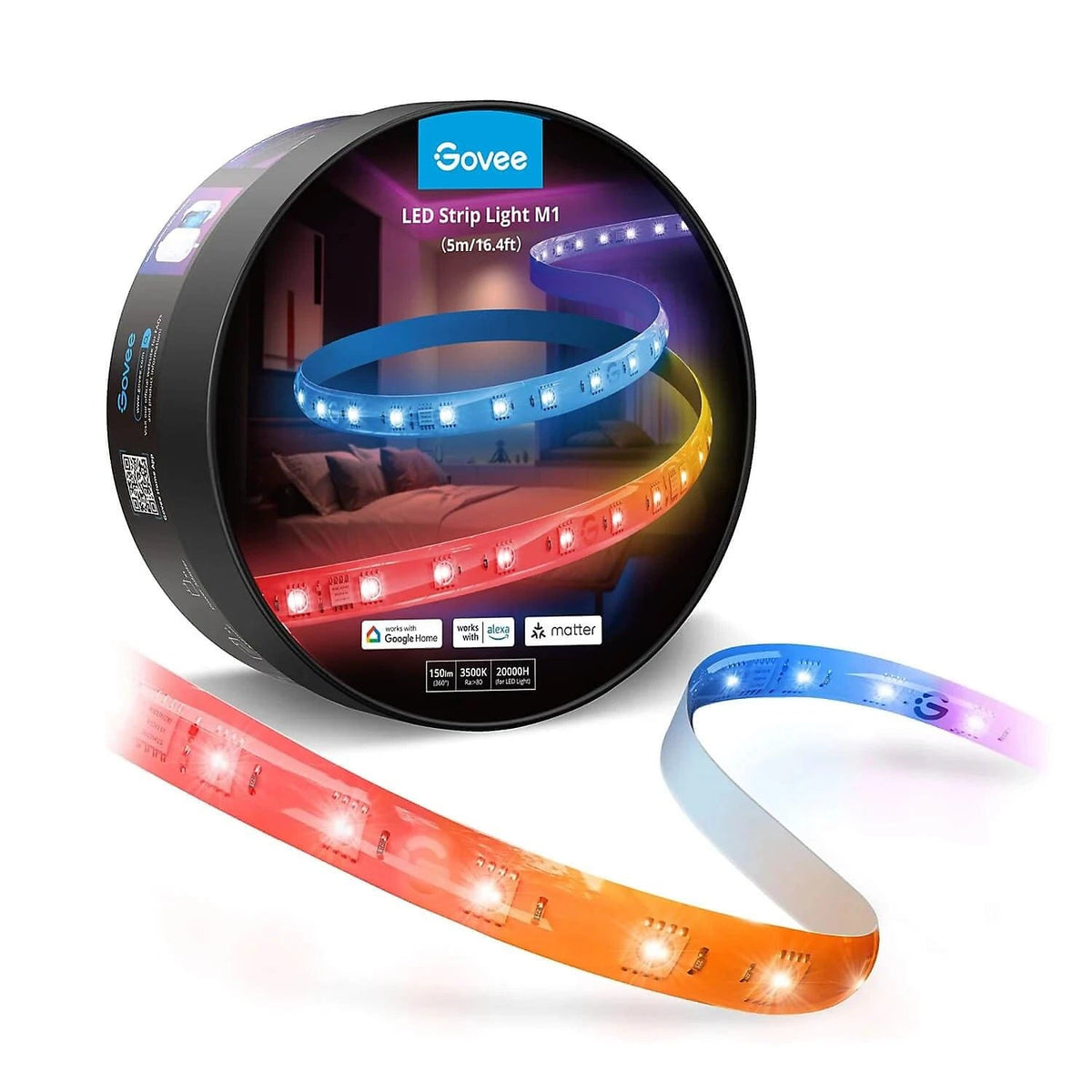 GOVEE RGBICW LED STRIP LIGHTS M1 5M - DAMAGED BOX 3200000006072
