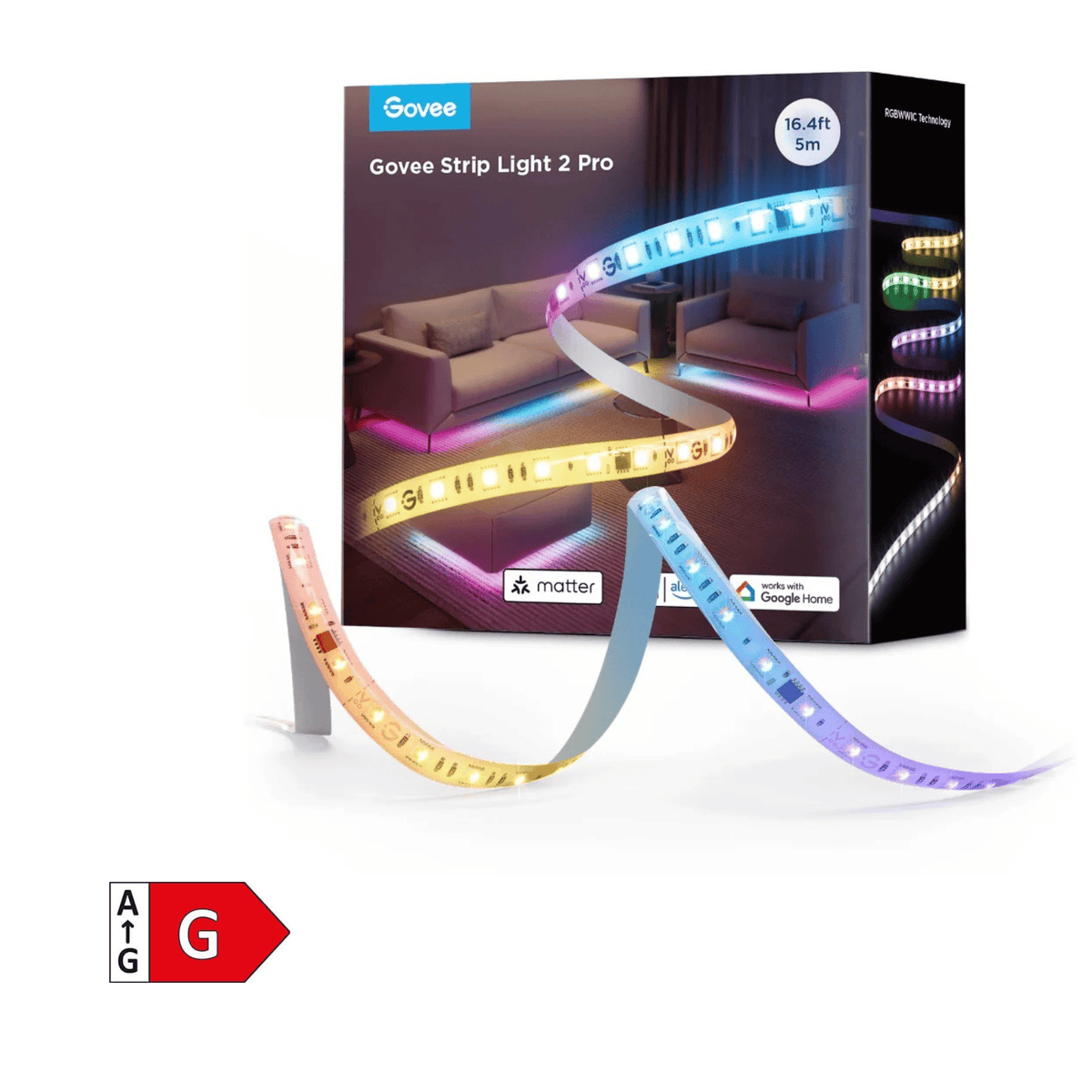 GOVEE STRIP LIGHT 2 PRO 5 m - DAMAGED BOX 3200000006010