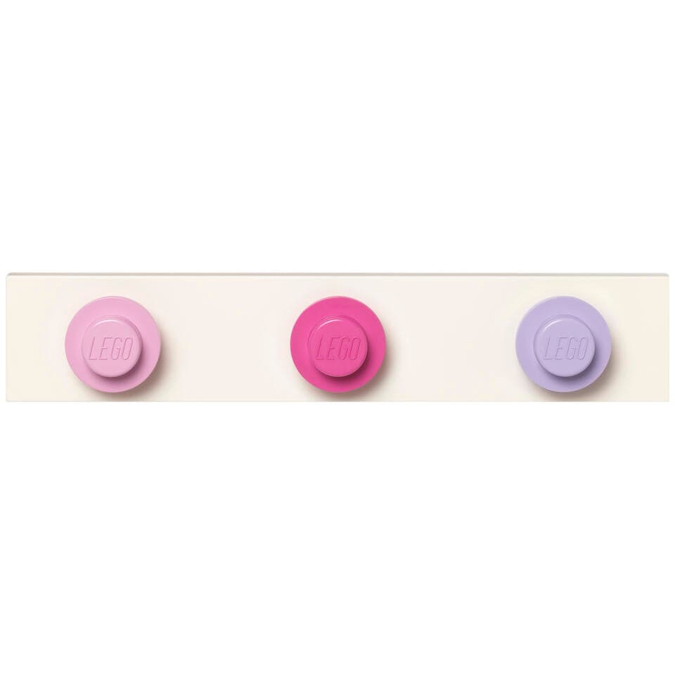 LEGO WALL HANGER RACK PINK - DARKPINK - LILAC 5711938033385