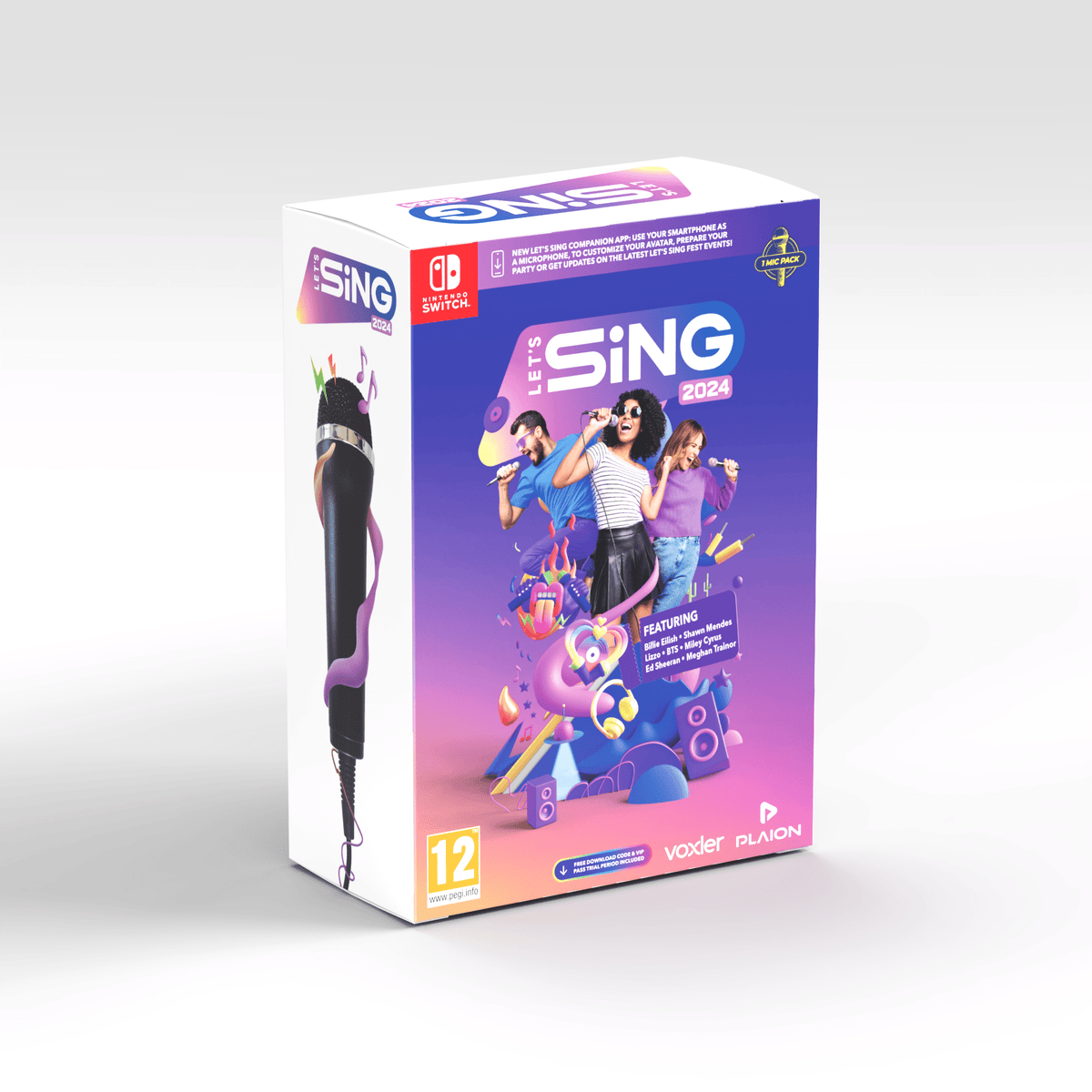 Let's Sing 2024 - Single Mic Bundle (Nintendo Switch) 4020628611514