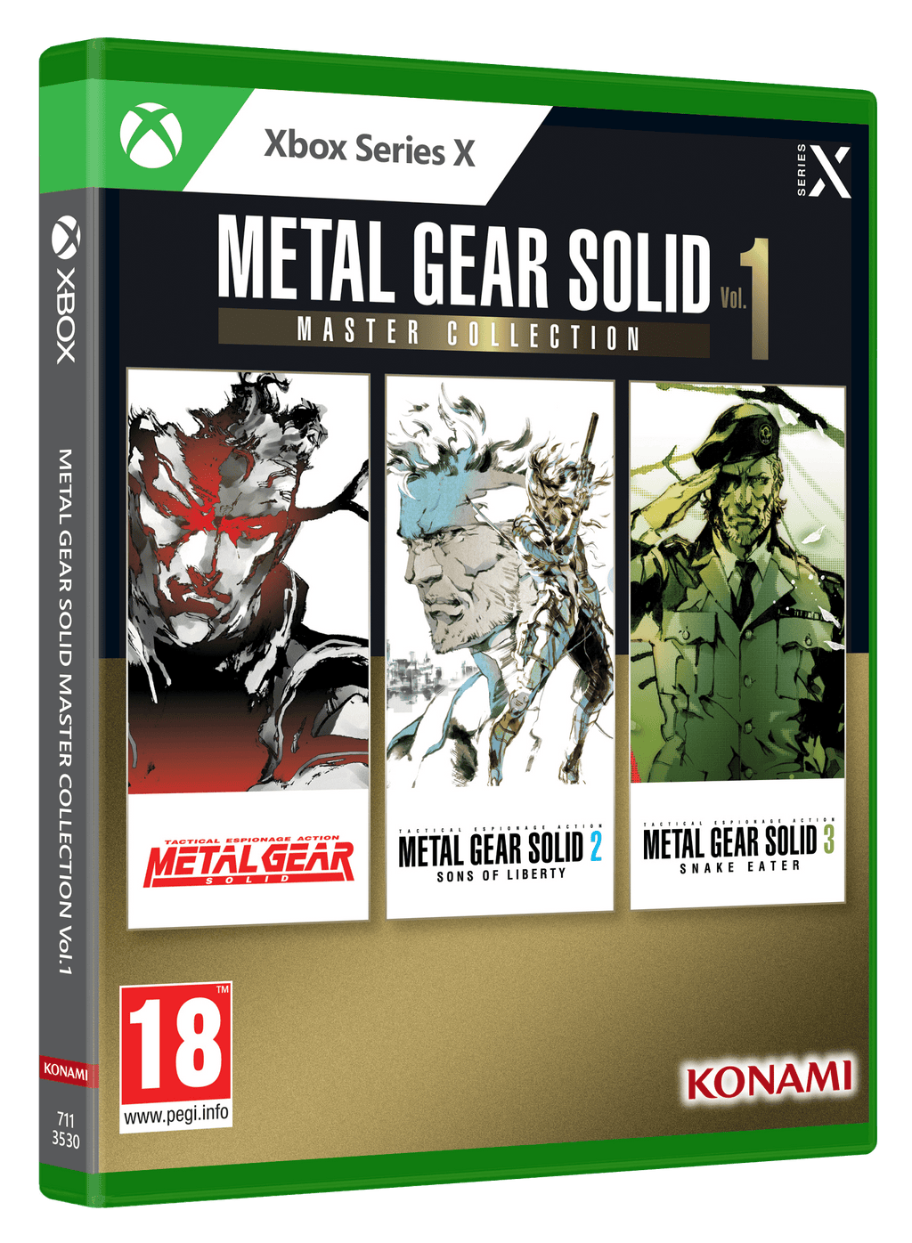 CUSTM REPLACEMENT CASE NO DISC Metal Gear Solid Master Collection vol. 1  XBOX X