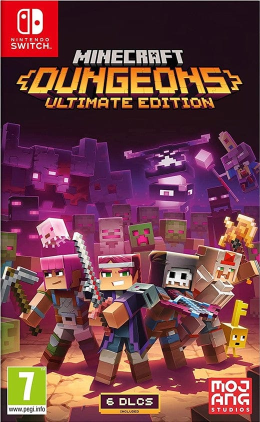 Nintendo Jeu Switch Minecraft Dungeons Ultimate Edition Multicolore