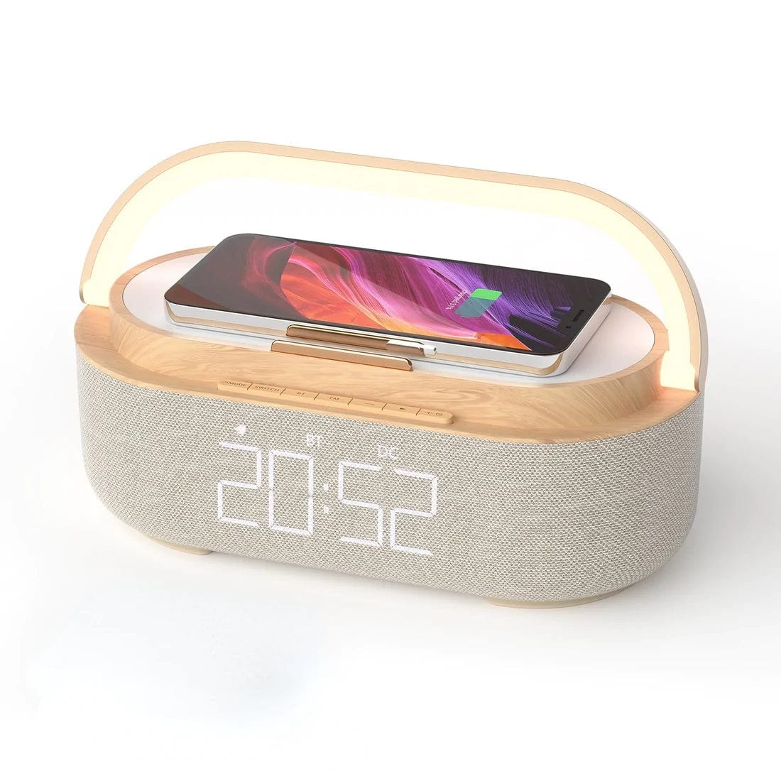 MOYE AURORA PLUS RADIO LAMP WITH CLOCK AND WIRELESS CHARGER 8605042604517