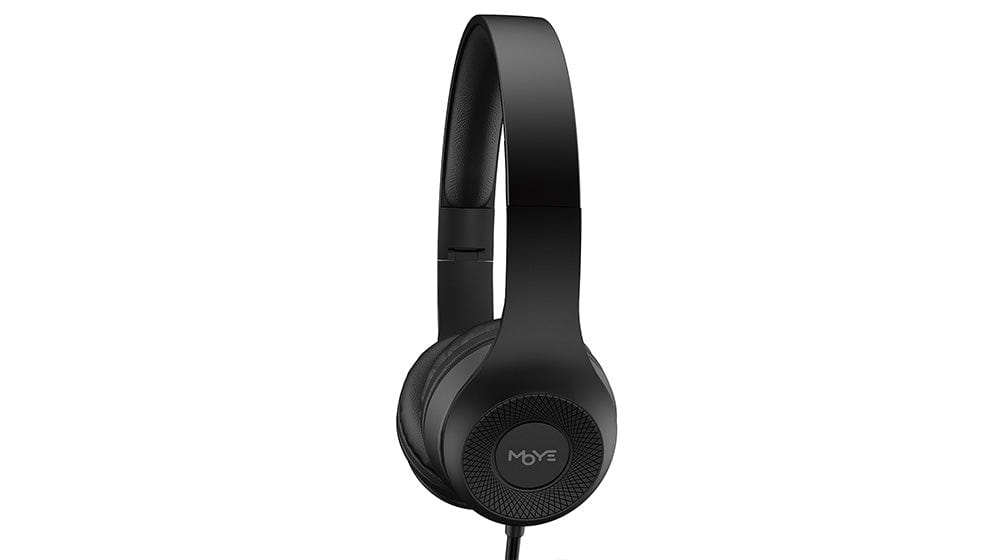 MOYE Enyo Foldable Headphones zložljive slušalke z mikrofonom - črne barve 8605042602285