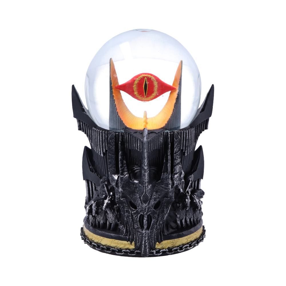 NEMESIS NOW LORD OF THE RINGS SAURON SNOW GLOBE 18CM 801269147495