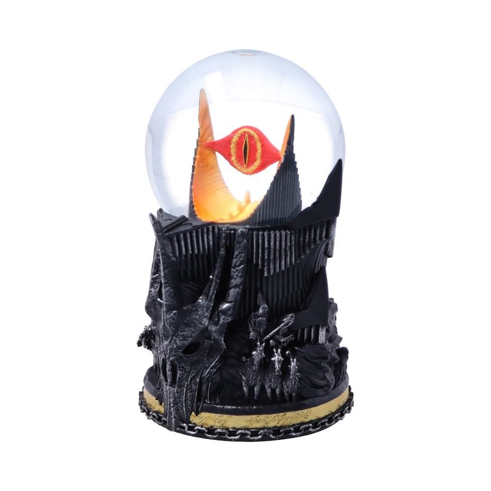 NEMESIS NOW LORD OF THE RINGS SAURON SNOW GLOBE 18CM 801269147495