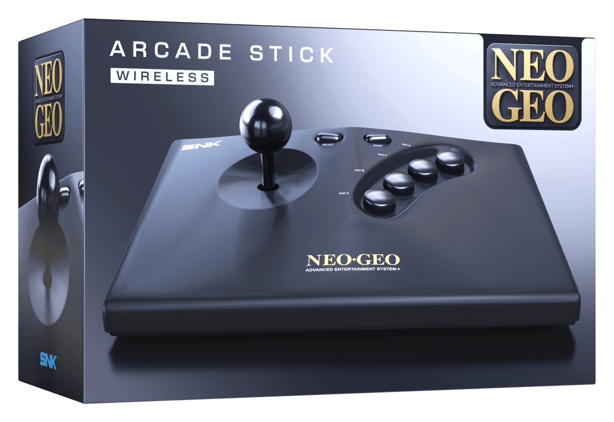 NEOGEO AES+ WIRELESS ARCADE STICK - BLACK 4020628550363