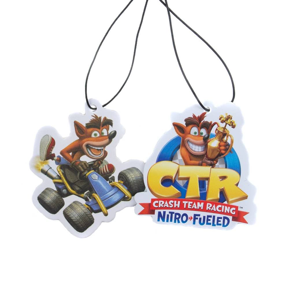 Official Crash Team Racing Nitro-Fueled Car Air Freshener (2 Pack) - DAMAGED BOX 3200000002524