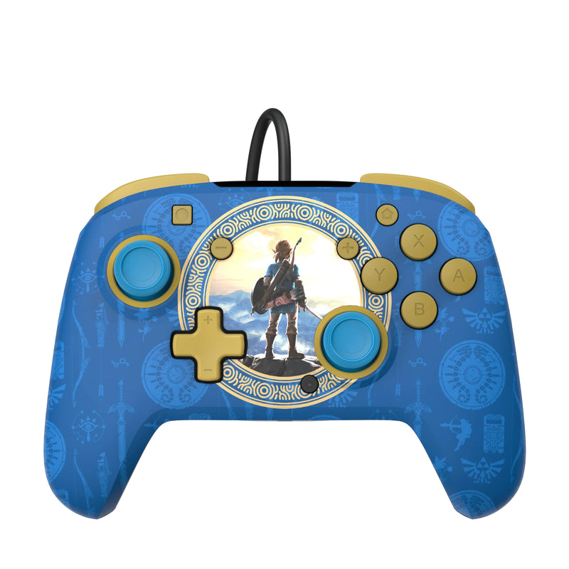 PDP NINTENDO SWITCH WIRED CONTROLLER REMATCH - HYRULE BLUE 708056070830