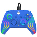 PDP XBOX WIRED CONTROLLER AFTERGLOW WAVE BLUE 708056071783