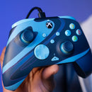 PDP XBOX WIRED CONTROLLER REMATCH - BLUE TIDE GLOW IN THE DARK 708056071318