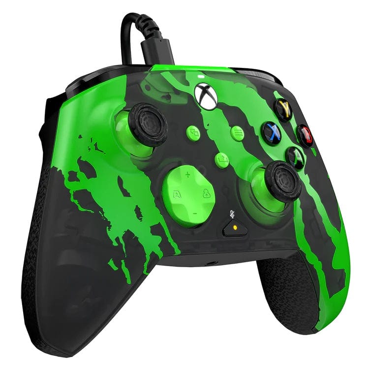 PDP XBOX WIRED CONTROLLER REMATCH - JOLT GREEN GLOW IN THE DARK 708056071424