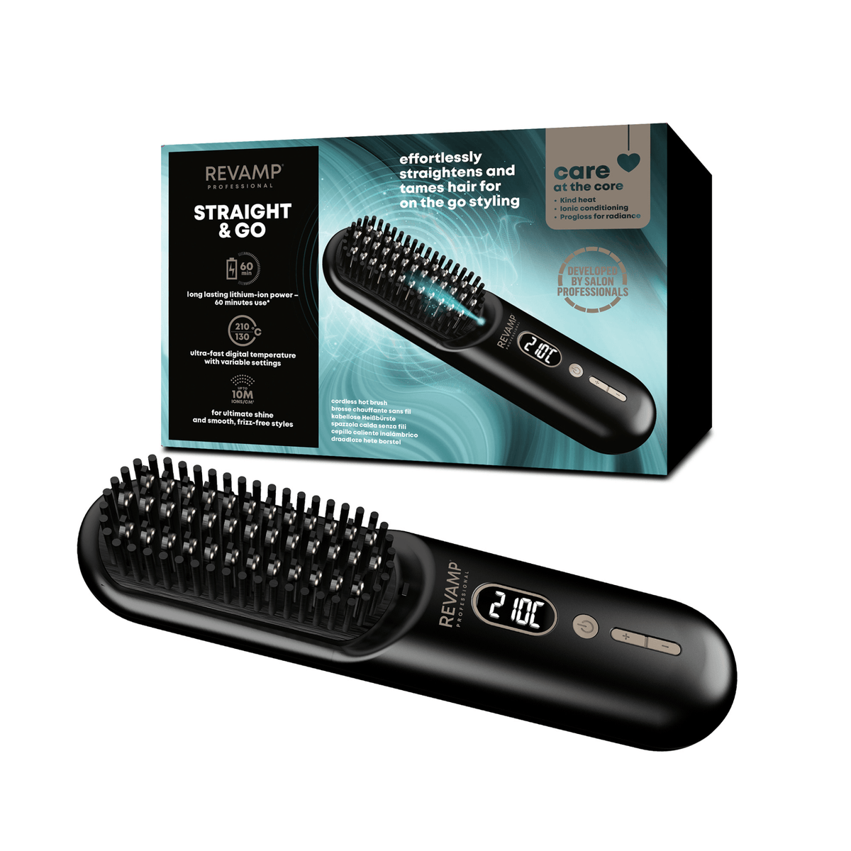 REVAMP STRAIGHT & GO - COMPACT BRUSH BR-1950 5010777165661