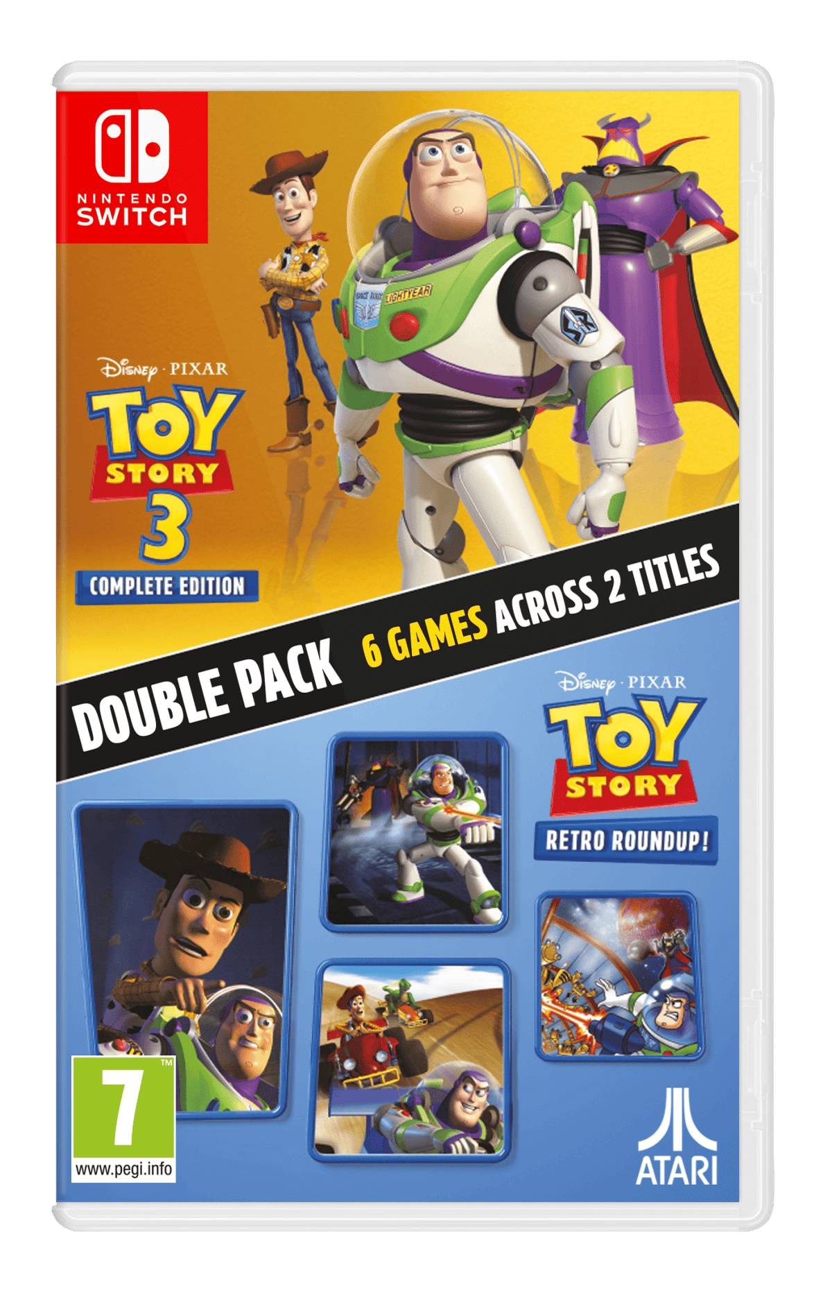 Toy Story: Retro Roundup! + Toy Story 3 Complete Edition Double Pack (Nintendo Switch) 5056635623386