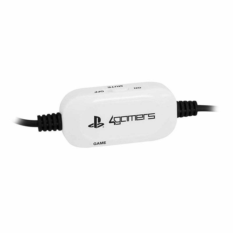 4Gamers PRO4-40 PS4 Stereo Gaming Headset - White 5055269705895