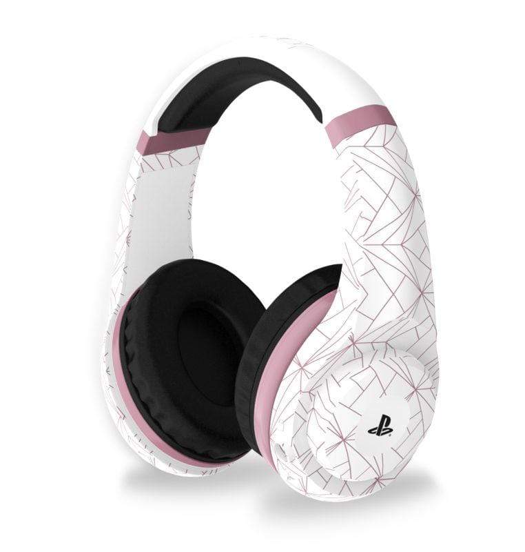 4GAMERS PS4 STEREO GAMING HEADSET ROSE GOLD EDITION - ABSTRACT 