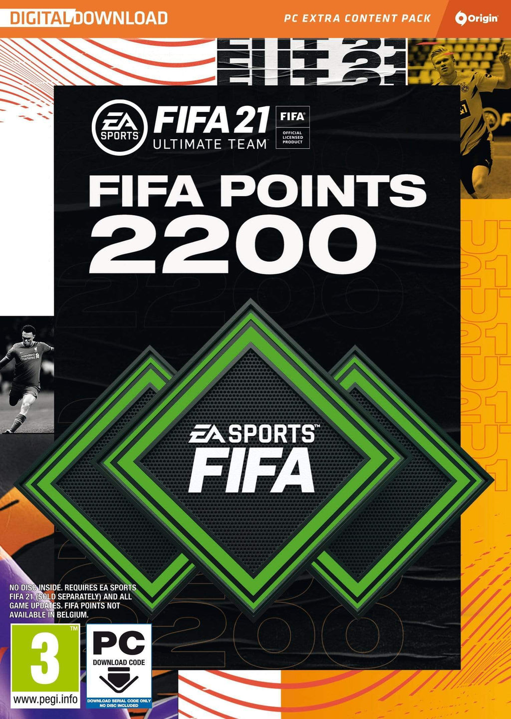 Comprar FIFA 21 2200 FUT Jogo para PC
