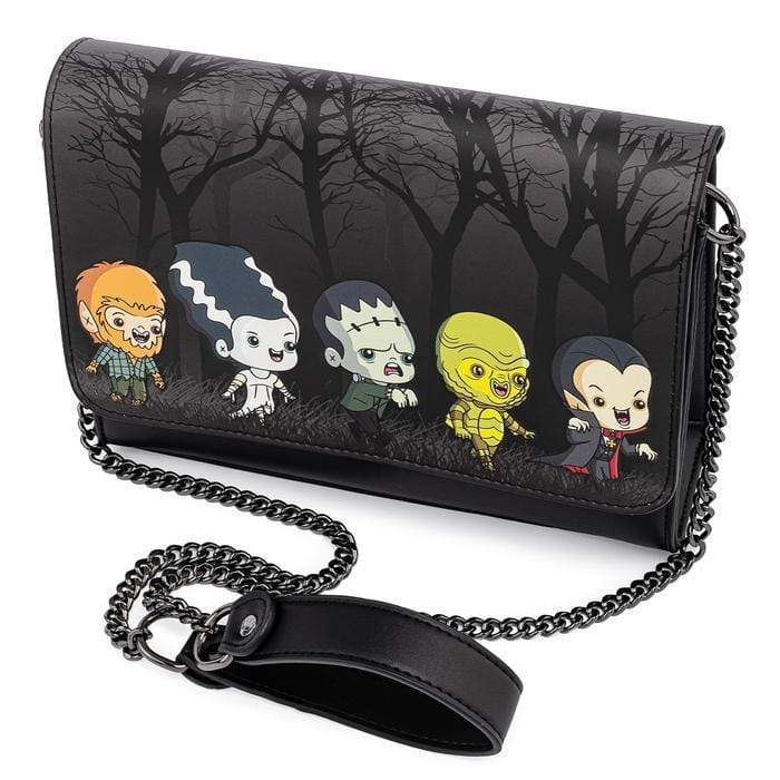 universal monsters purse LF UNIVERSAL MONSTERS CHIBI LINE CHAIN STRAP CROSS BODY BAG – igabiba