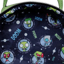 LOUNGEFLY NICKELODEON INVADER ZIM GIR BEE FAUX LEATHER TR 671803362550