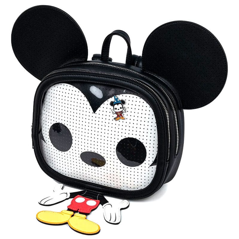 LOUNGEFLY POP DISNEY MICKEY PIN COLLECTOR BACKPACK-JO