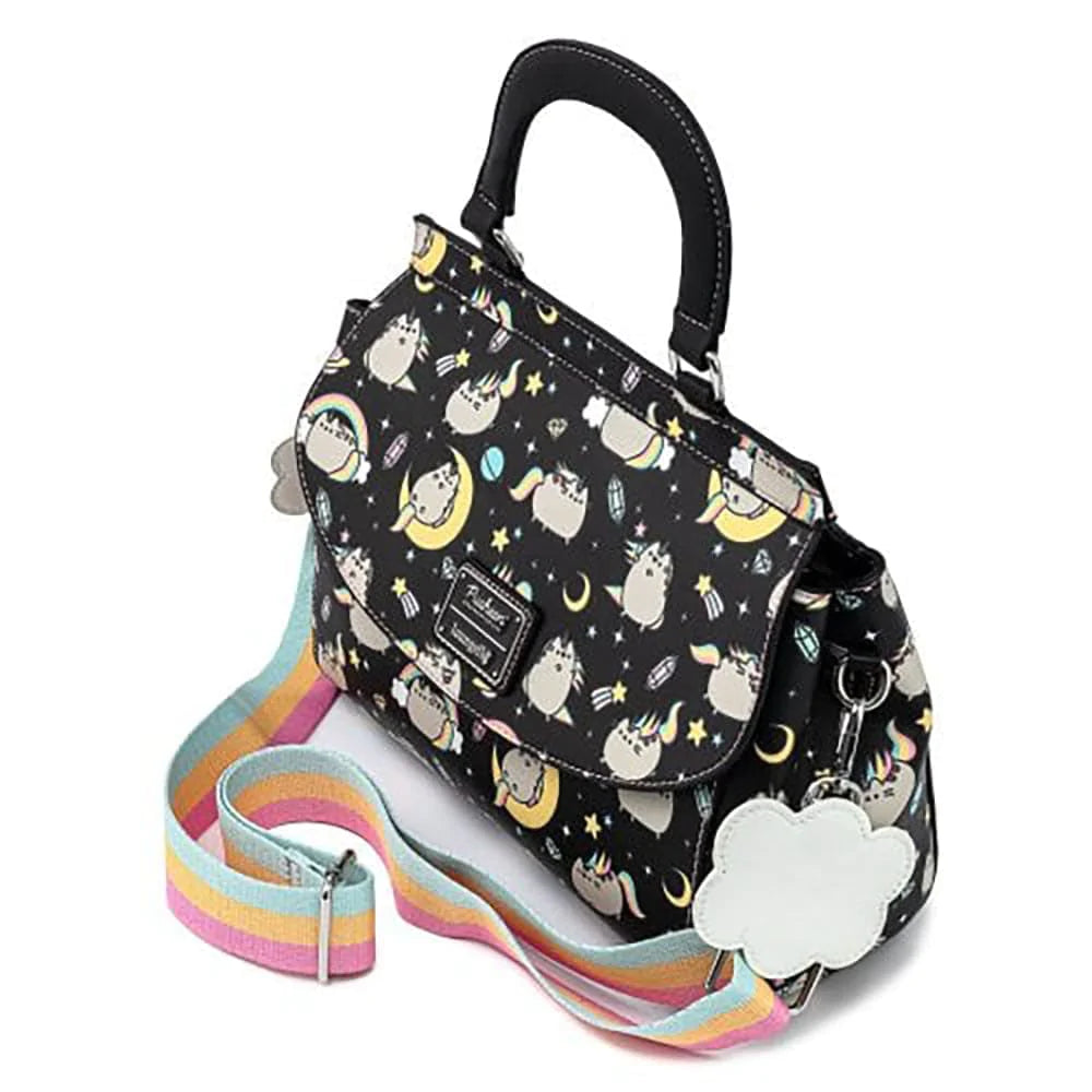 LOUNGEFLY PUSHEEN RAINBOW UNICORN CROSSBODY BAG igabiba