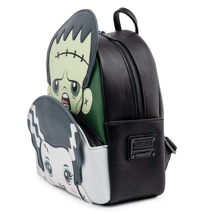loungefly universal monsters LOUNGEFLY UNIVERSAL MONSTERS FRANKIE AND BRIDE COSPLAY MINI BACKPACK – igabiba