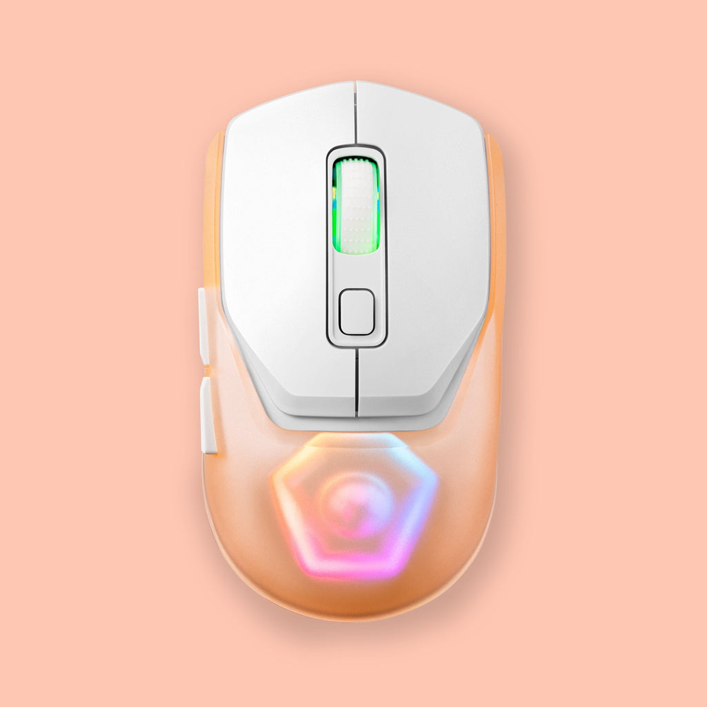 DUTZO Keiryo RGB - Matt White - Gaming Mouse
