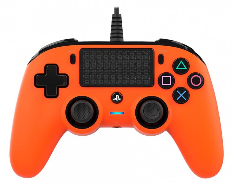 NACON PS4 WIRED COMPACT CONTROLLER ORANGE 3499550360745