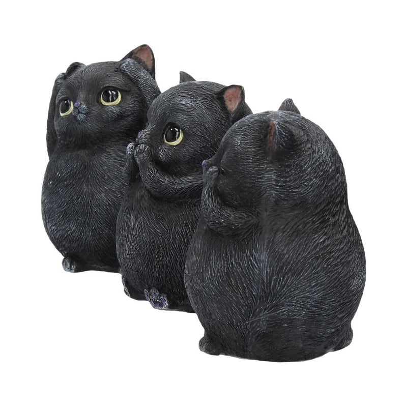 NEMESIS NOW THREE WISE FAT CATS 8.5CM 801269122867