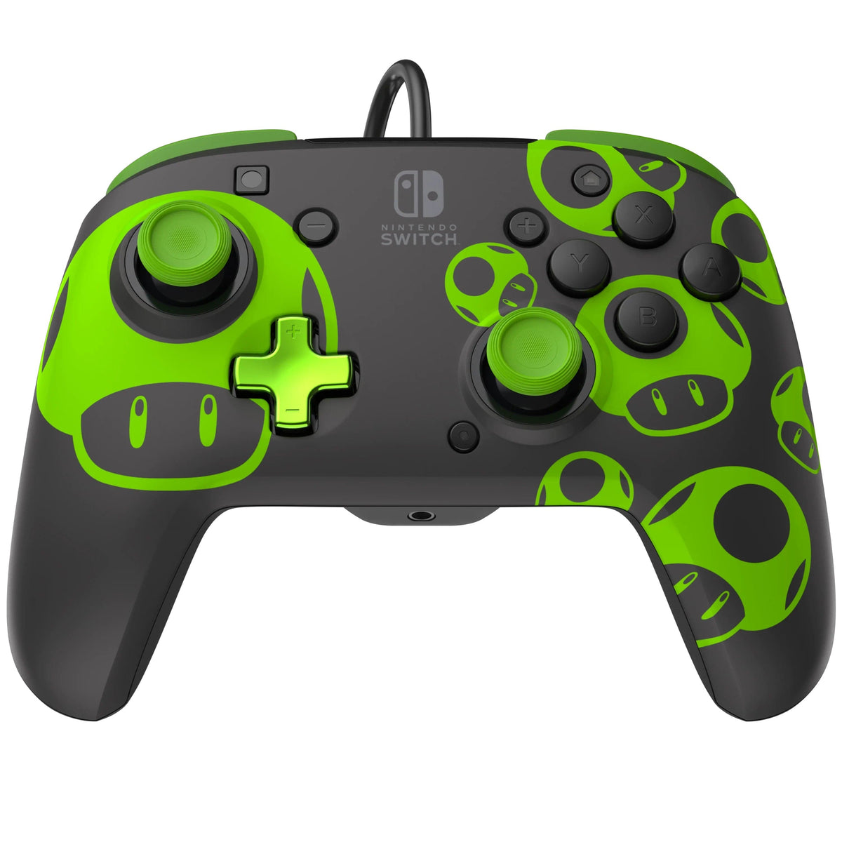 PDP NINTENDO SWITCH WIRED CONTROLLER REMATCH - 1UP GLOW IN THE DARK 708056070328