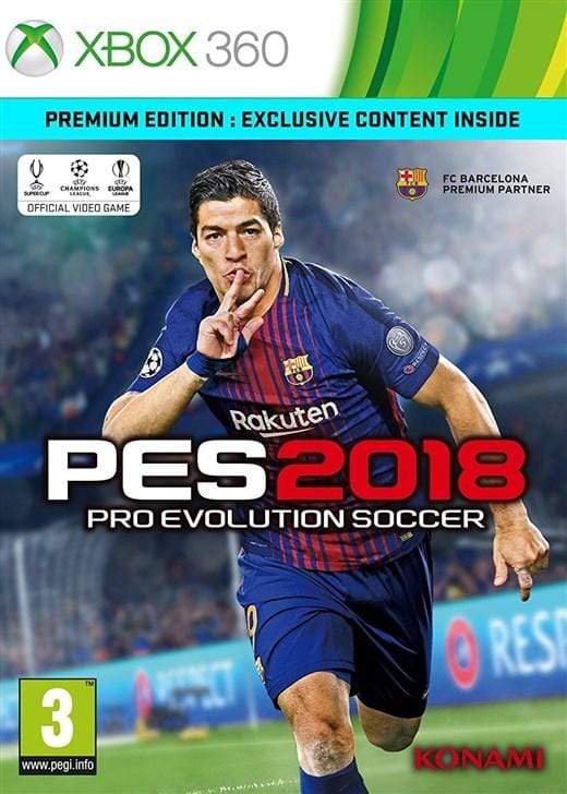 PRO EVOLUTION SOCCER 2018 Midia Digital Xbox 360 PES18 - Wsgames