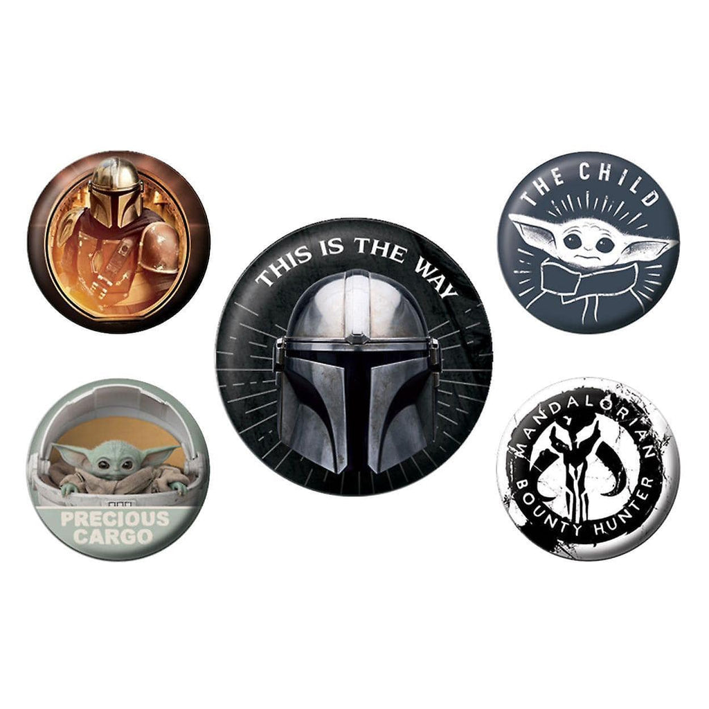 PYRAMID STAR WARS: THE MANDALORIAN (THIS IS THE WAY) BADGE PACK