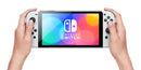 NINTENDO SWITCH CONSOLE (OLED MODEL) - MARIO KART 8 DELUXE + 12M