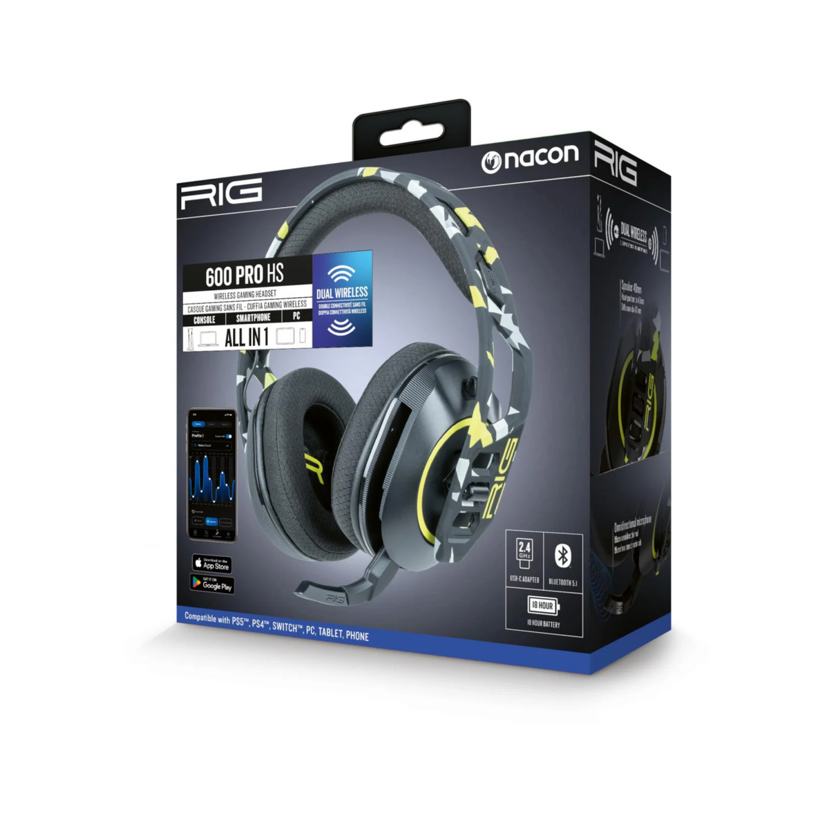 NACON HEADSET RIG 600 PRO HS - ACID CAMO