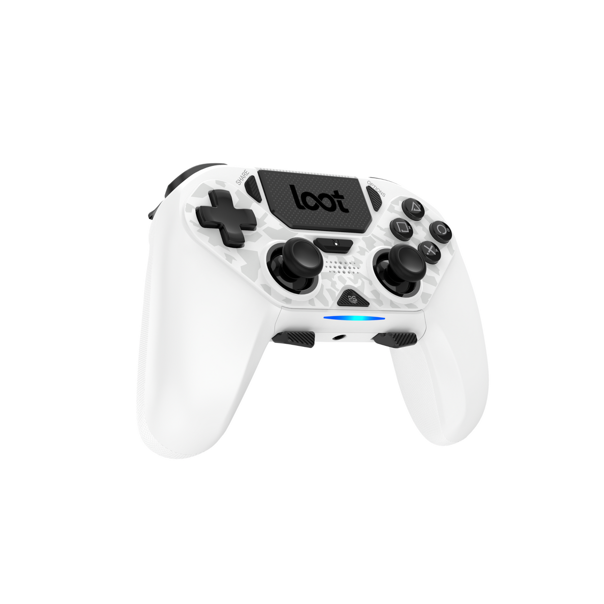 LOOT WIRELESS GAMING CONTROLLER PS4/SWITCH/PC/MOBILE - WHITE