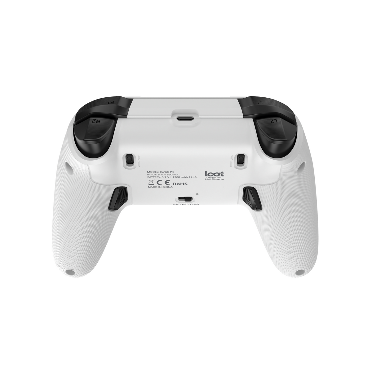 LOOT WIRELESS GAMING CONTROLLER PS4/SWITCH/PC/MOBILE - WHITE