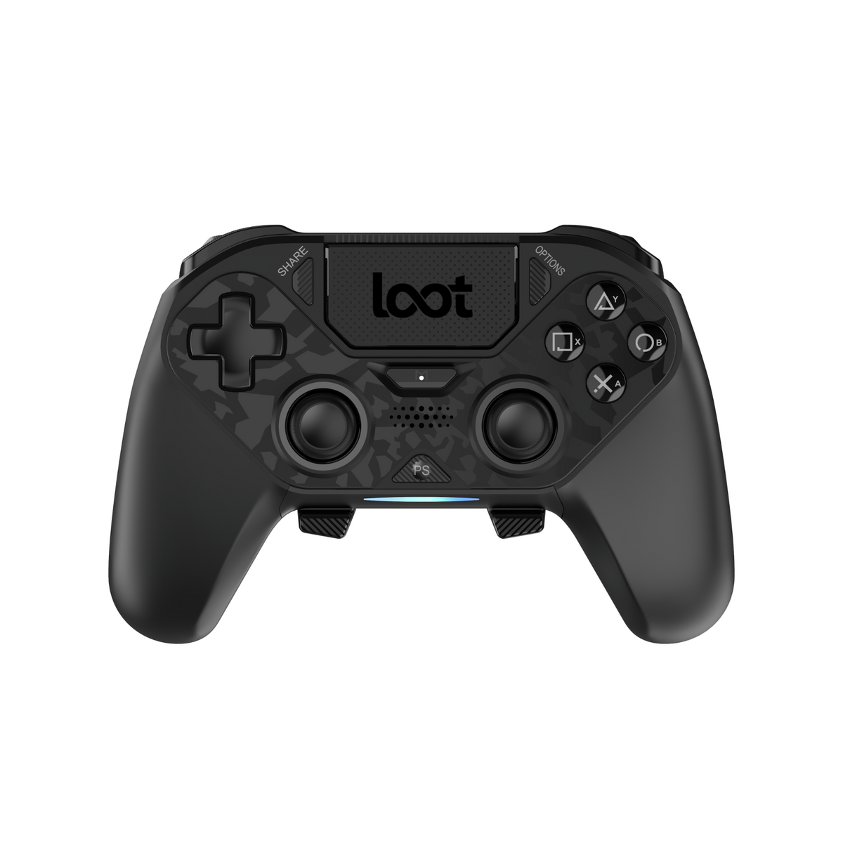 LOOT WIRELESS GAMING CONTROLLER PS4/SWITCH/PC/MOBILE - BLACK