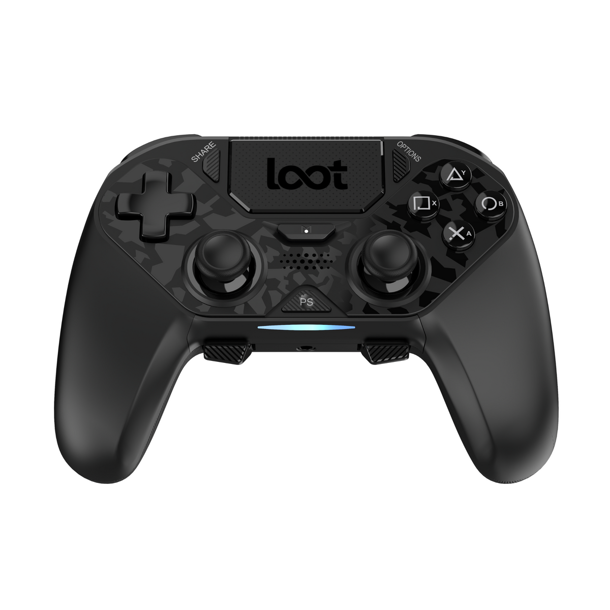 LOOT WIRELESS GAMING CONTROLLER PS4/SWITCH/PC/MOBILE - BLACK