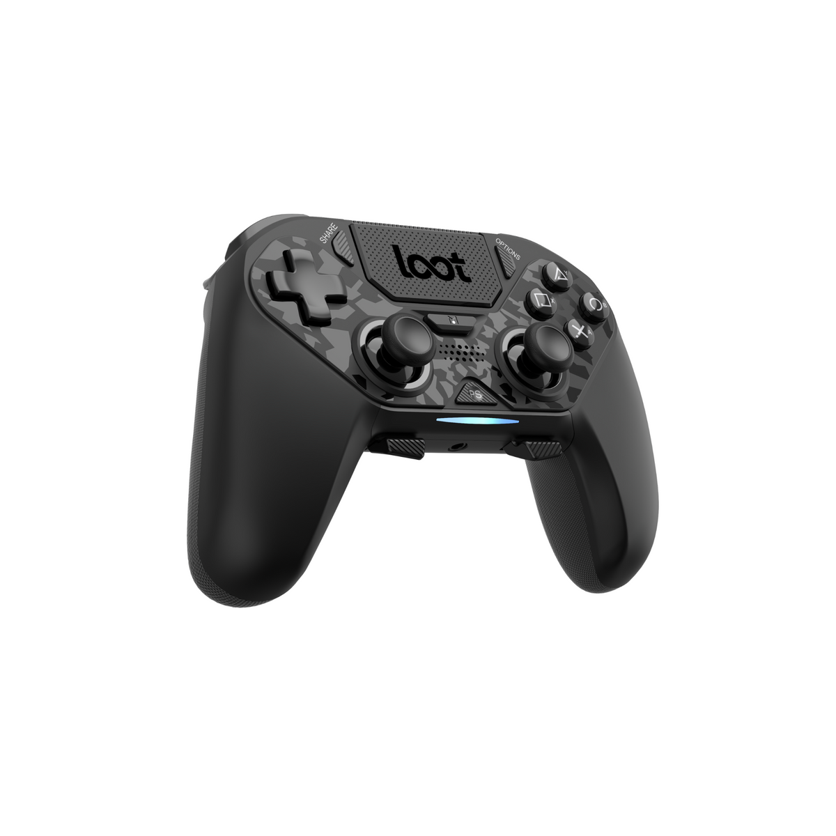LOOT WIRELESS GAMING CONTROLLER PS4/SWITCH/PC/MOBILE - BLACK