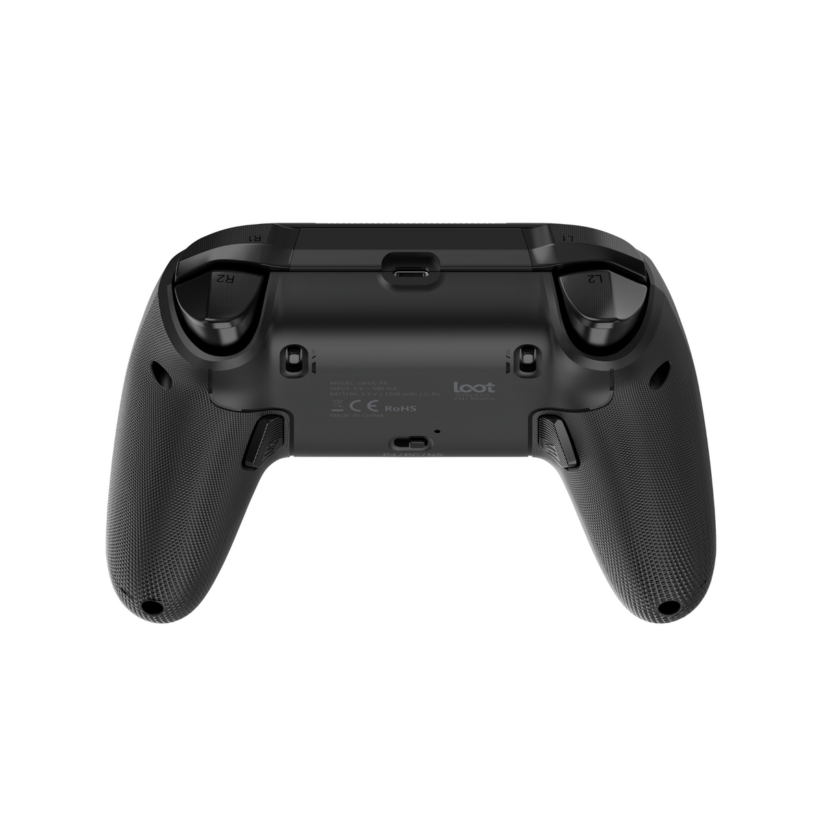 LOOT WIRELESS GAMING CONTROLLER PS4/SWITCH/PC/MOBILE - BLACK