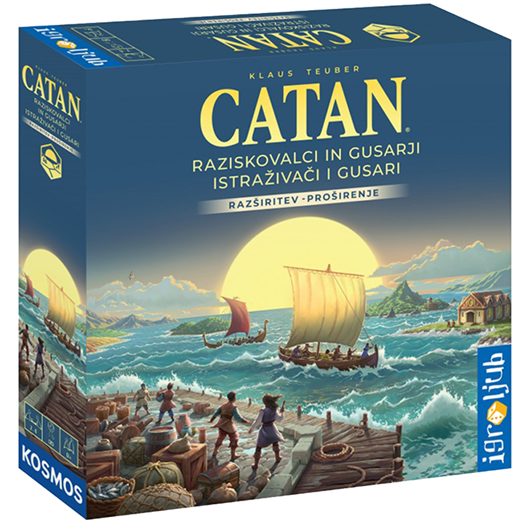CATAN: Explorers & Pirates Expansion 2025 SLO/CRO