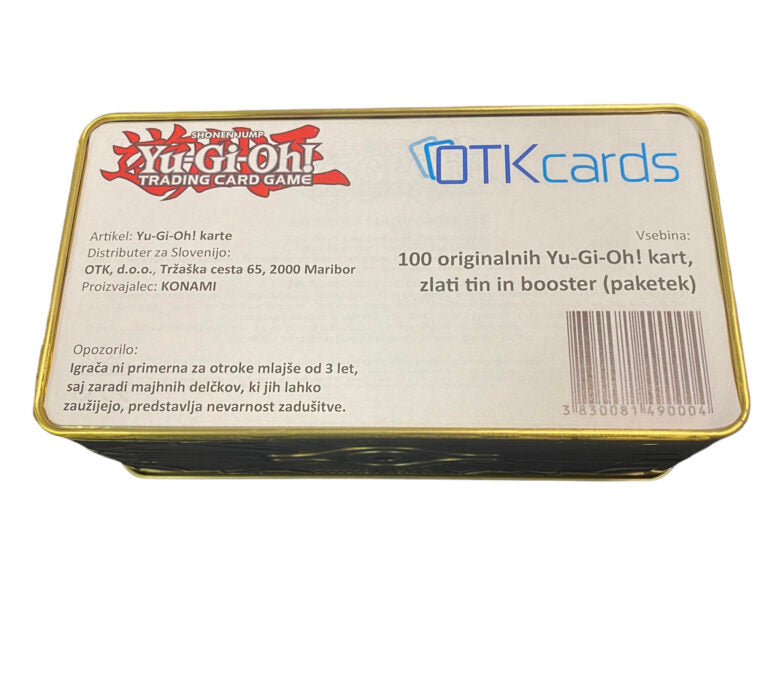 YU-GI-OH TCG: 100 CARDS + METAL BOX + BOOSTER PACK